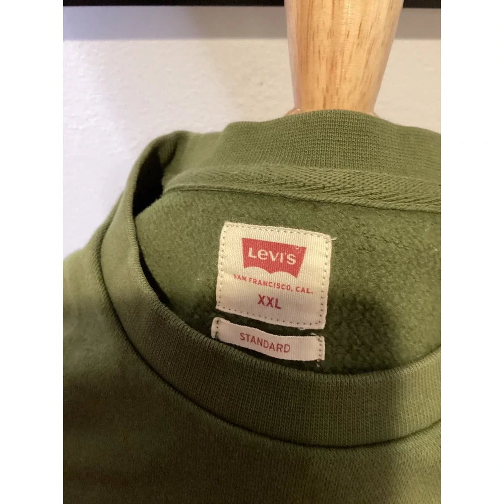 Levi's Mens Green‎ Standard Logo Sweatshirt XXLarge